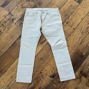 GAP men’s slim jeans khaki, 36 x 32